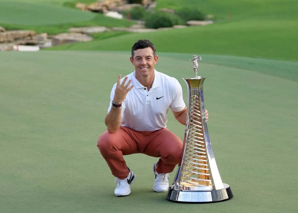 McIlroy lên ngôi vua DP World Tour dù ít thi đấu