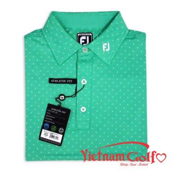 Áo Footjoy Diamond Print Lisle Self Collar 84722